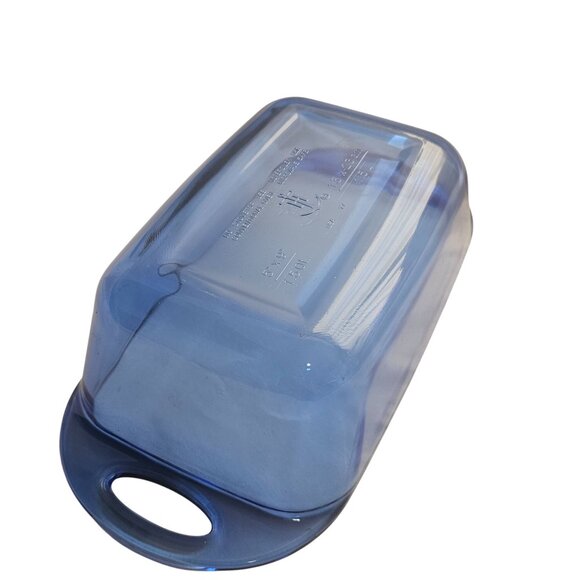 Pyrex Easy Grab Loaf Pan 1.5qt  Atlantic blue lrg handle colorful kitchen bakwar - Picture 6 of 9